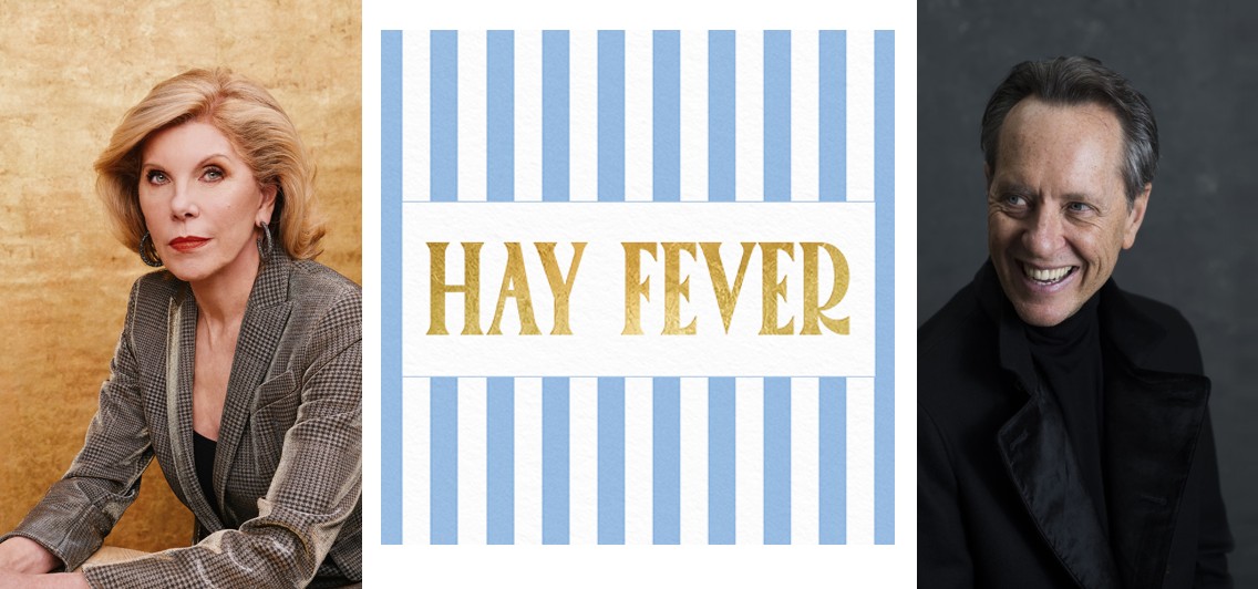 Christine Baranski and Richard E. Grant to Star in Hay Fever at Wyndham’s Theatre
